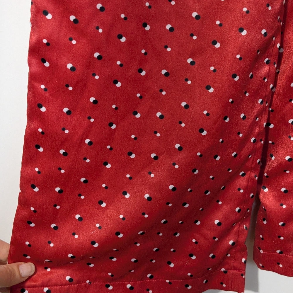 NWT House Of Harlow 1960 Dotted Jumpsuit Red Sz S - Picture 6 of 15